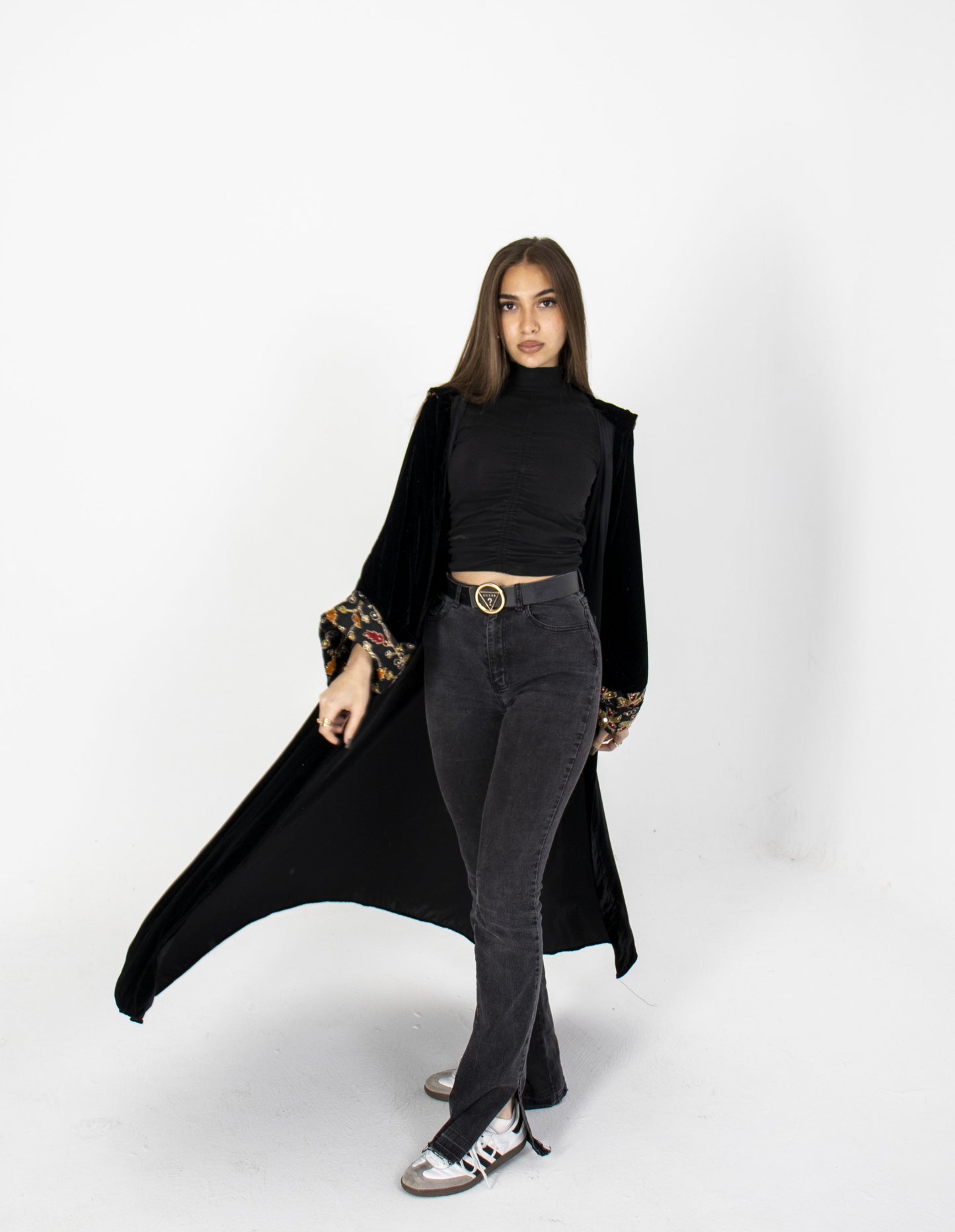 Midnight Majesty Velvet Kaftan
