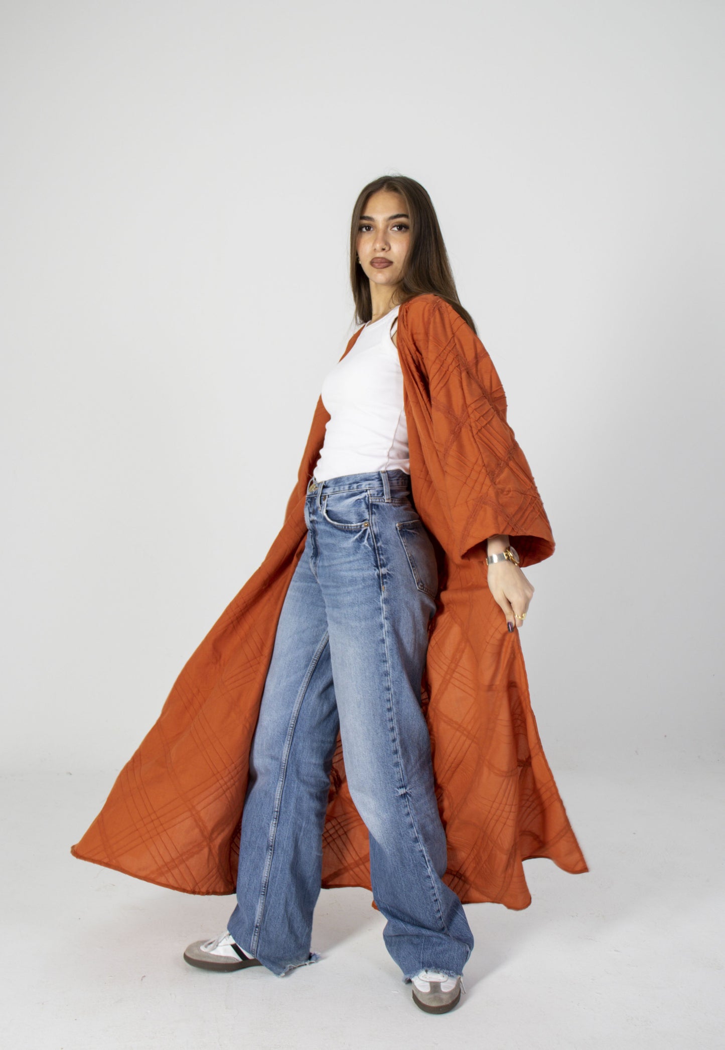 Amber Dusk Textured Kaftan