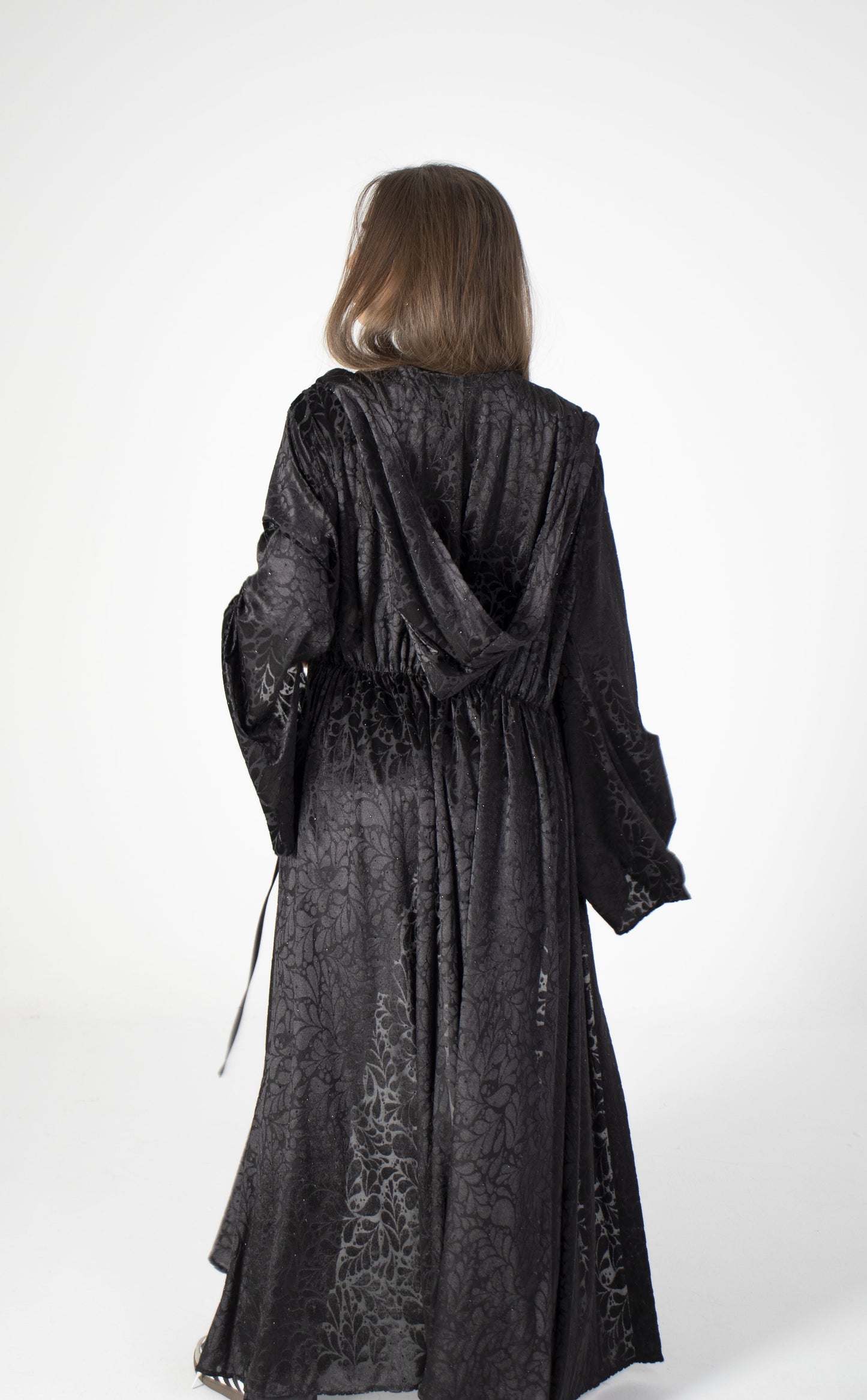 Midnight Shadow Jacquard Kaftan