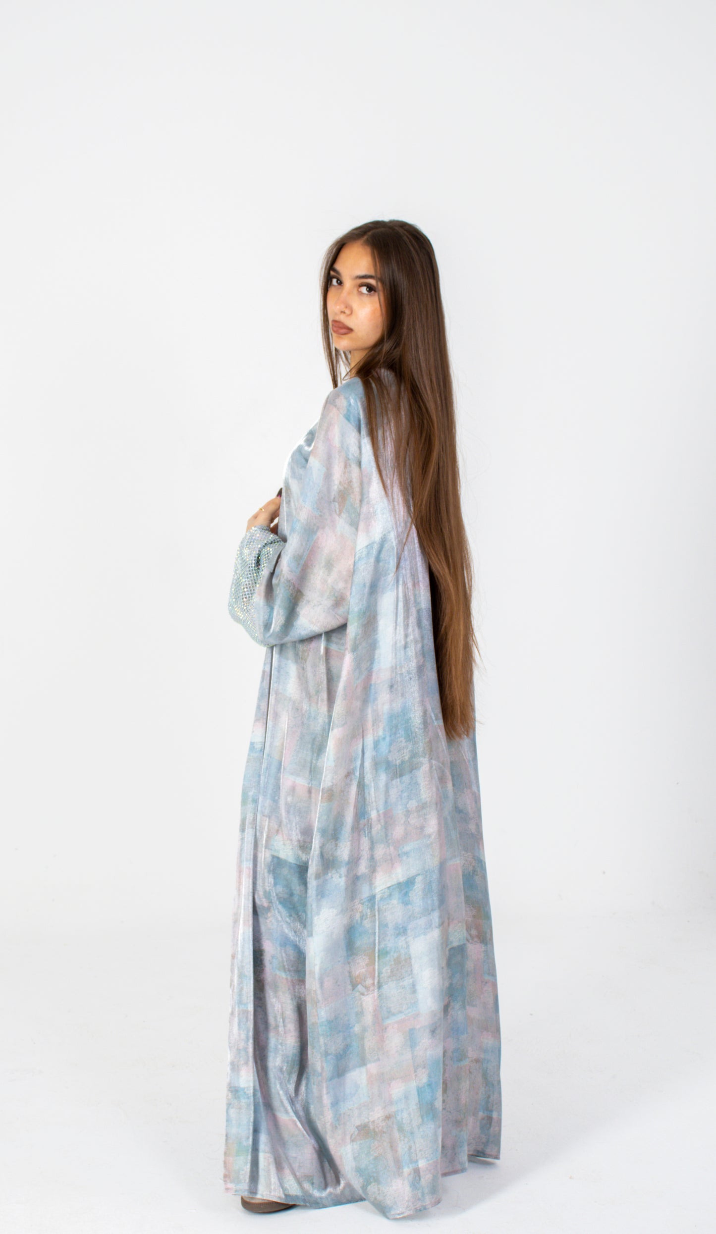 Celestial Haze Textured Kaftan