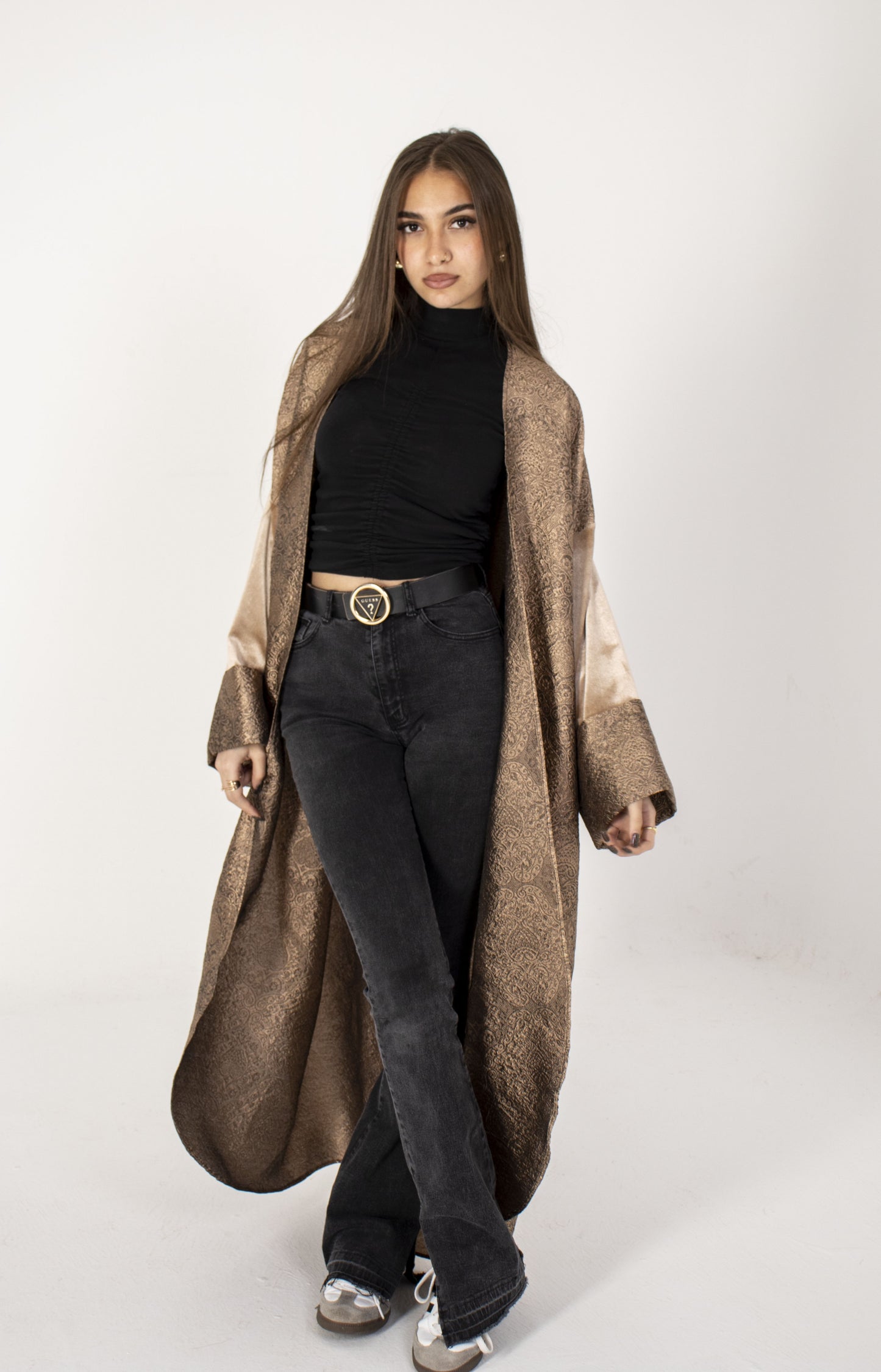 Golden Sand Brocade Kaftan