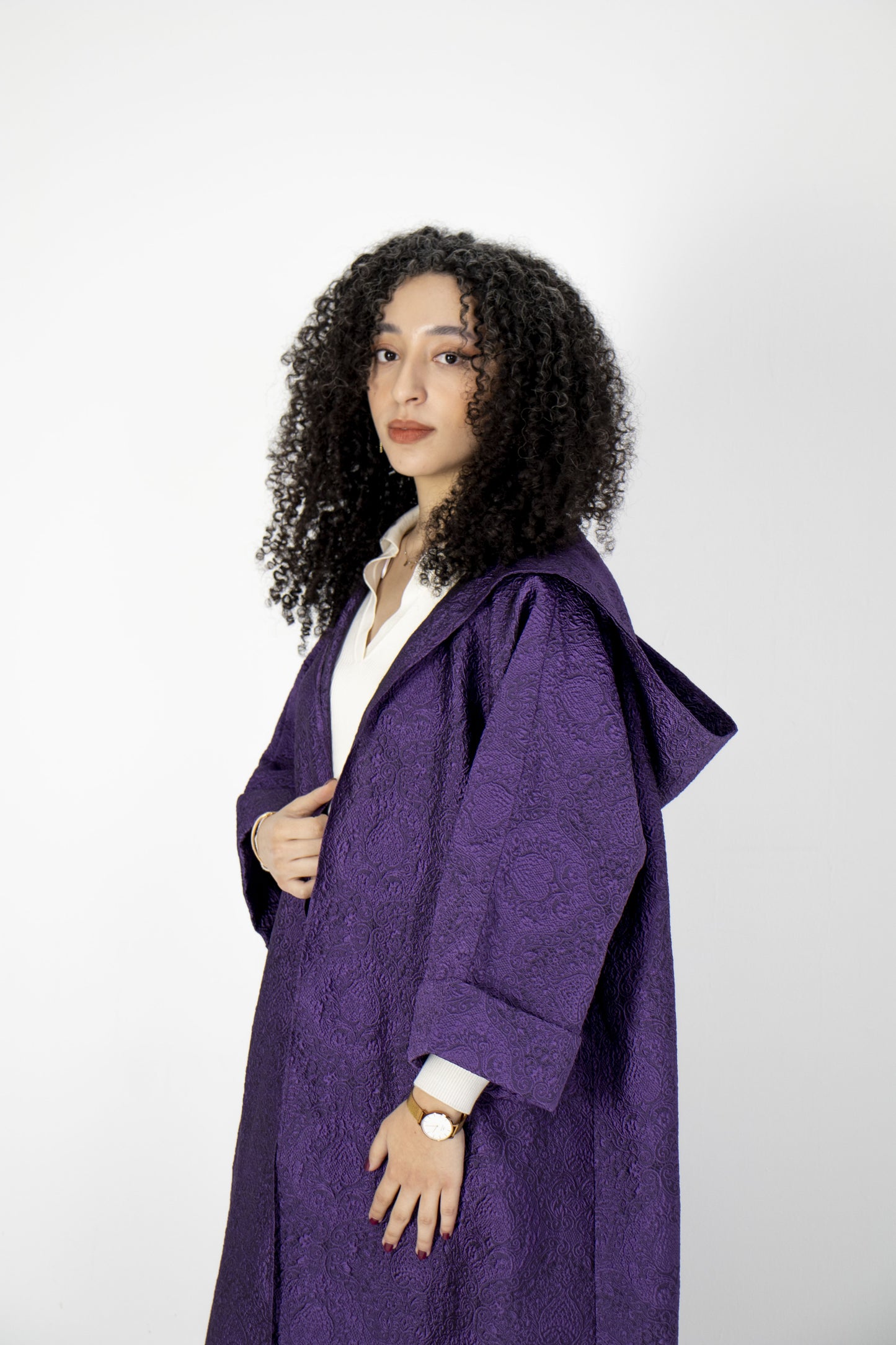 Royal Amethyst Textured Kaftan